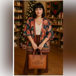 Anthropologie New Bl^nk  London Floral kimono Duster One size/plus 🌺